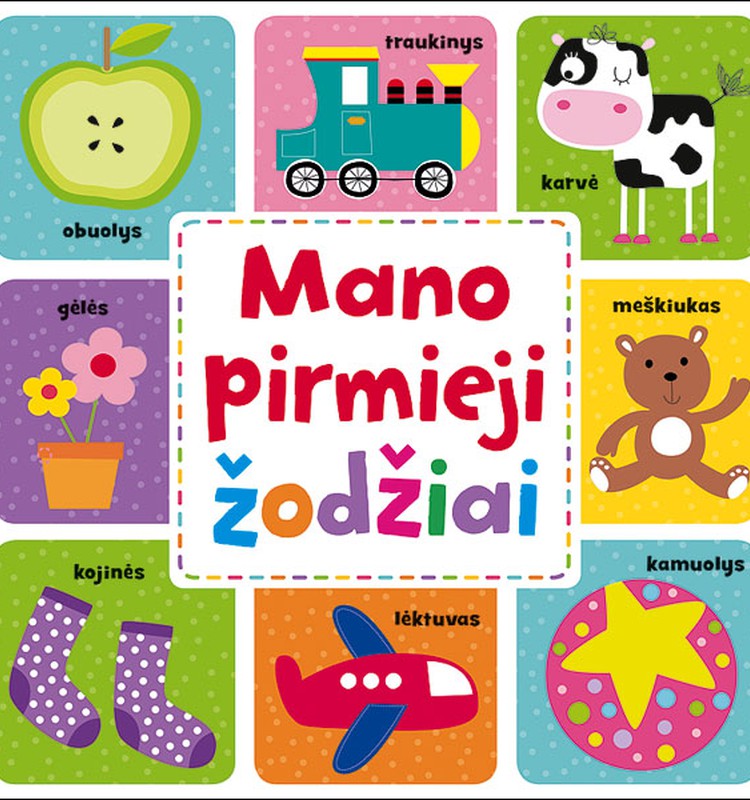 Kas laimi knygutę patiems mažiausiems "Mano pirmieji žodžiai"