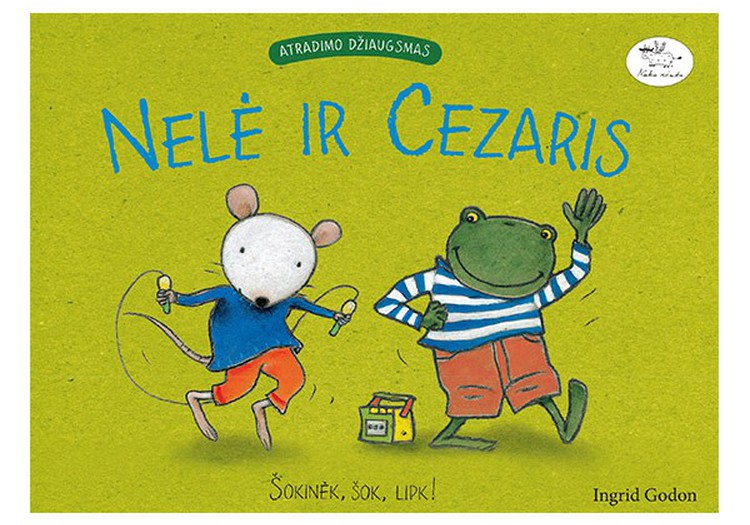 Laimėk kartoninę knygelę mažiausiems "Nelė ir Cezaris"!