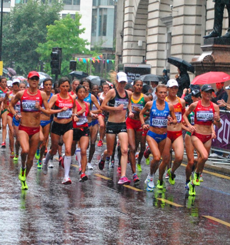 Pusmaratonio bėgikė nežinojo apie nėštumą