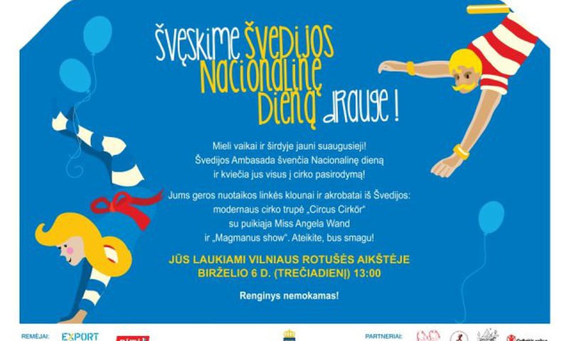 Nemokamas cirko pasirodymas Vilniuje