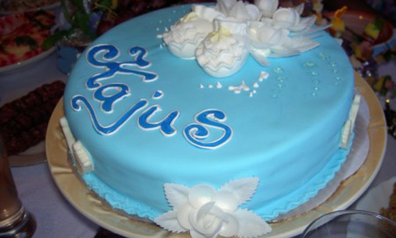 Kambario puošimas krikštynoms