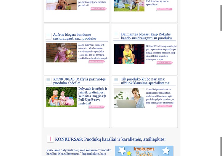 Pratinimosi prie puoduko klubo narėms - pirmasis e-žurnalas su individualiomis naujienomis