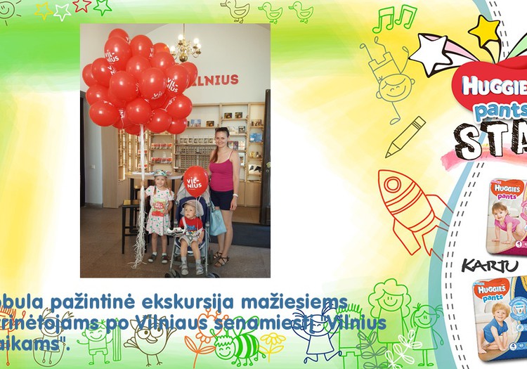 Pirmoji vasaros ekskursija - "Vilnius Vaikams"