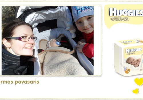 Hubertas auga kartu su Huggies ® Newborn: 87 gyvenimo diena