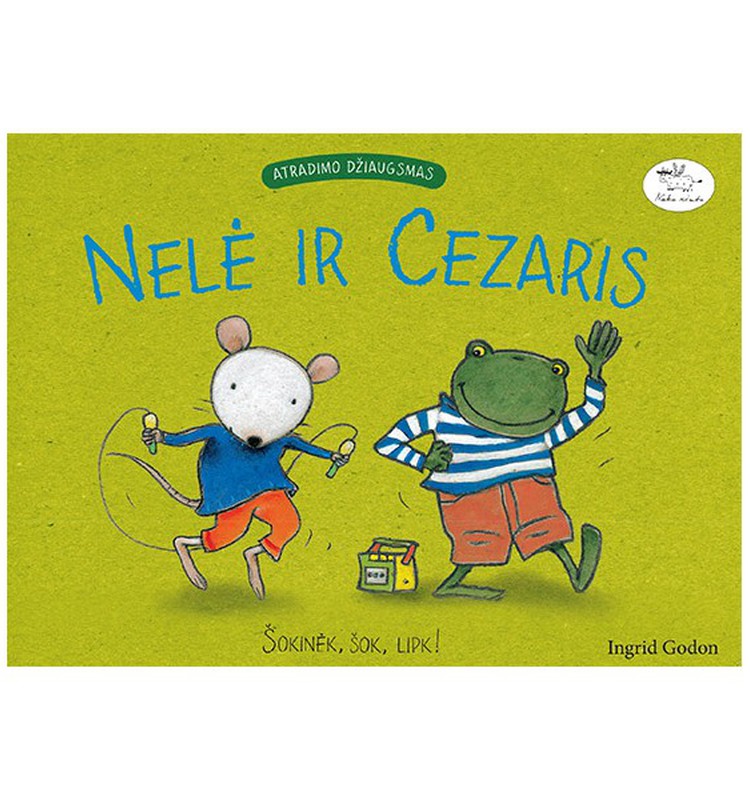 Laimėk kartoninę knygelę mažiausiems "Nelė ir Cezaris"!