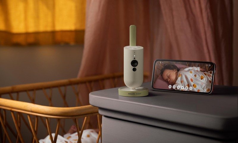 Išbandykite naująjį „Philips Avent Connected“ kūdikio vaizdo stebėjimo prietaisą!