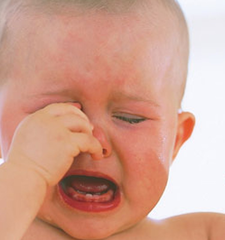 Mažyliai per dieną verkia apie 1-2 valandas