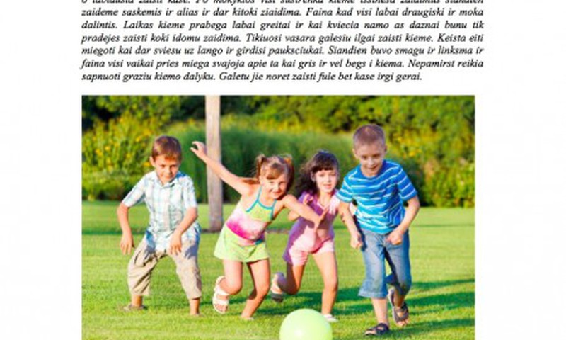 MS Word  - stebuklingas įrankis lavinti vaikų vaizduotę