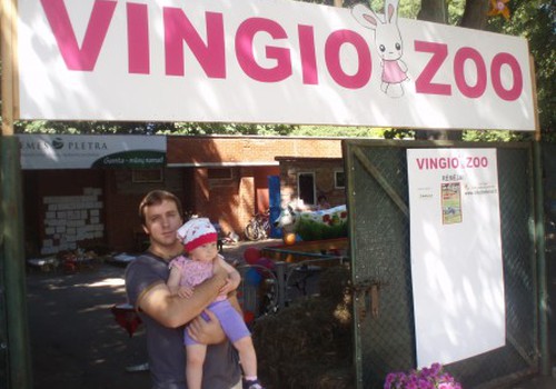 Mini zoo Vingio parke Vilniuje